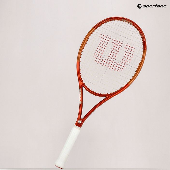 Racchetta da tennis Wilson Roland Garros Team 102 rosso e bianco WR085810U 9