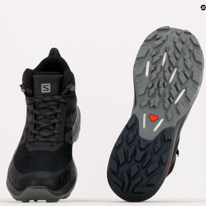 Salomon Outpulse Mid GTX scarpe da trekking da uomo nero/ebano/vanila 12