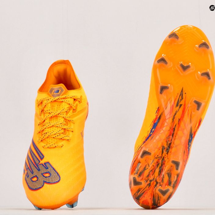 Scarpe da calcio da uomo New Balance Furon v7 Pro FG impulso/arancio vibrante 10