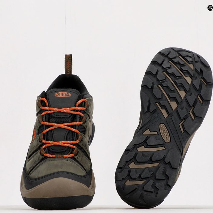 KEEN Circadia WP scarpe da trekking da uomo, oliva nera/argilla di vasellina 9