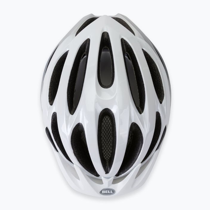 Casco da bicicletta Bell Traverse bianco/argento lucido 6