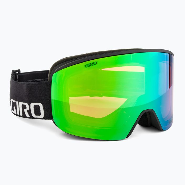 Occhiali da sci Giro Axis nero wordmark/emerald/infrared 2