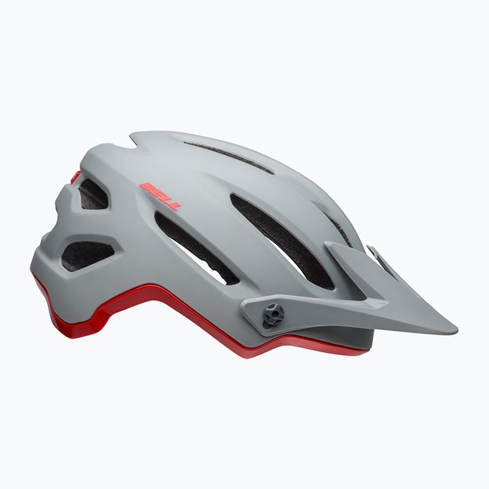 Casco da bici Bell 4Forty grigio lucido opaco/cremisi 2