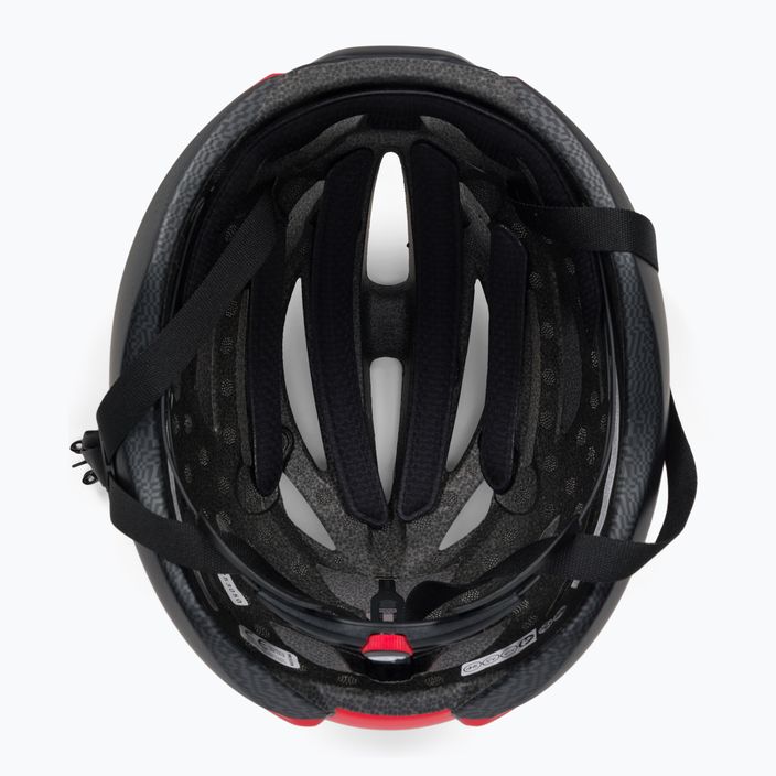Casco da bicicletta Giro Syntax nero opaco/rosso brillante 5