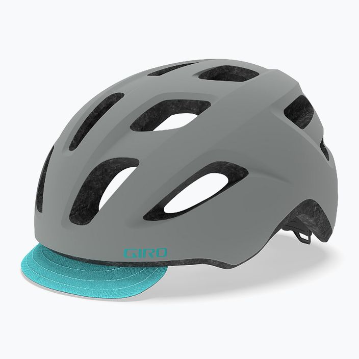 Giro Trella Integrated MIPS casco da bici grigio opaco verde scuro 7