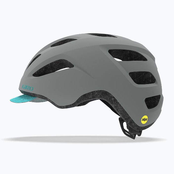 Giro Trella Integrated MIPS casco da bici grigio opaco verde scuro 8