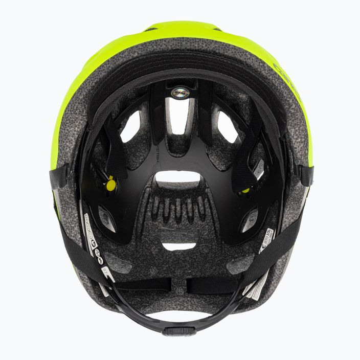 Giro Cormick Integrated MIPS casco da bicicletta giallo opaco evidenziatore nero 6