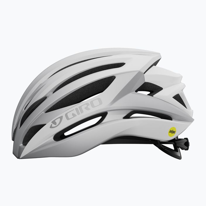 Casco bici Giro Syntax Integrated MIPS bianco/argento opaco 2