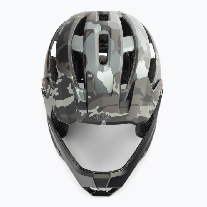 Casco da bici Bell FF Super Air R MIPS Spherical nero lucido opaco camo 6