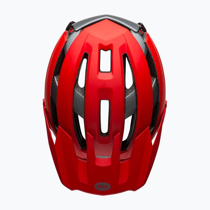 Bell FF Super Air R MIPS Spherical 2023 casco da bici rosso/grigio lucido opaco 5