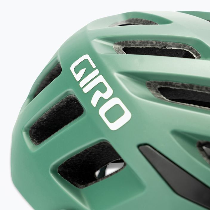 Casco da ciclismo da donna Giro Radix W grigio opaco/verde 7