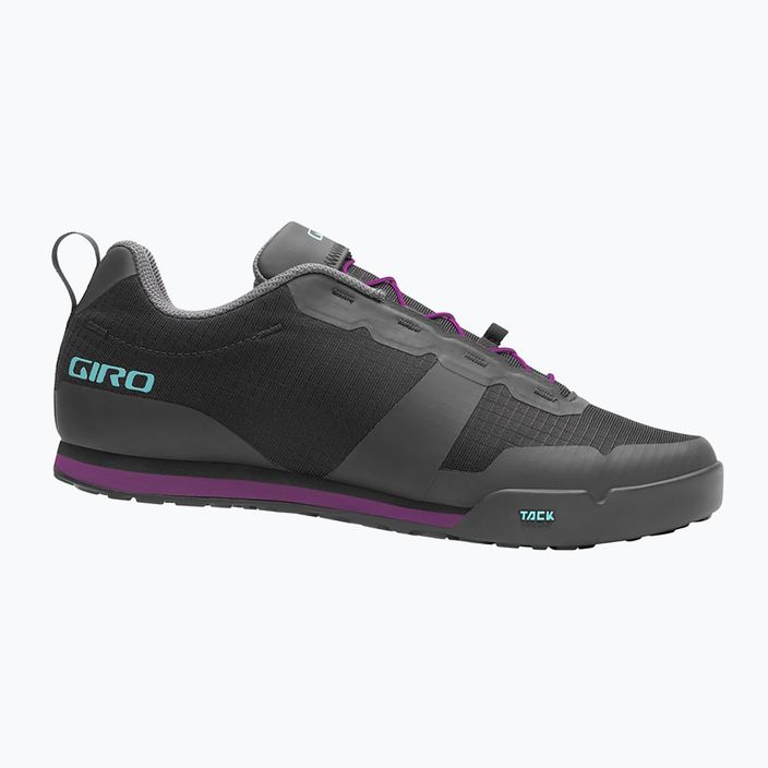 Scarpe da ciclismo con zeppa da donna Giro Tracker Fastlace nero/viola