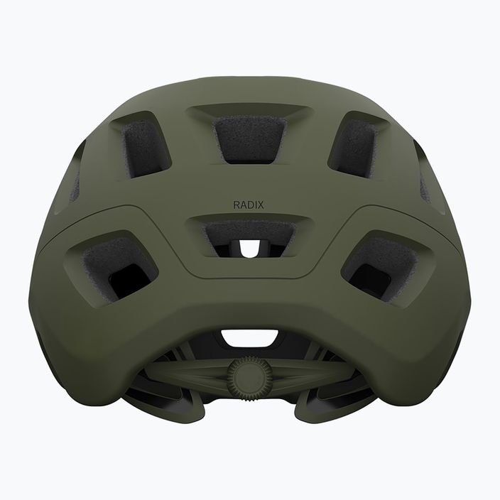 Casco da bicicletta Giro Radix verde trail opaco 3