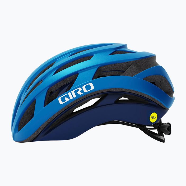 Giro Helios Spherical MIPS casco da bici blu ano opaco 8
