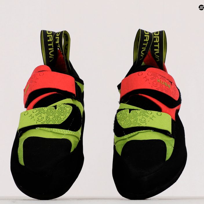 La Sportiva scarpa da arrampicata da uomo Kubo goji/neon 11