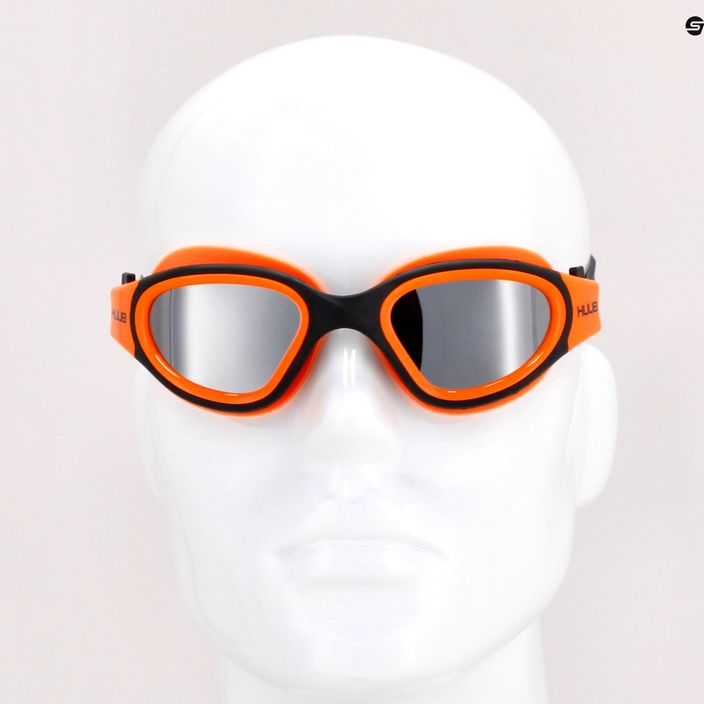 Occhiali da nuoto HUUB Aphotic Polarised & Mirror arancione polarizzato 7