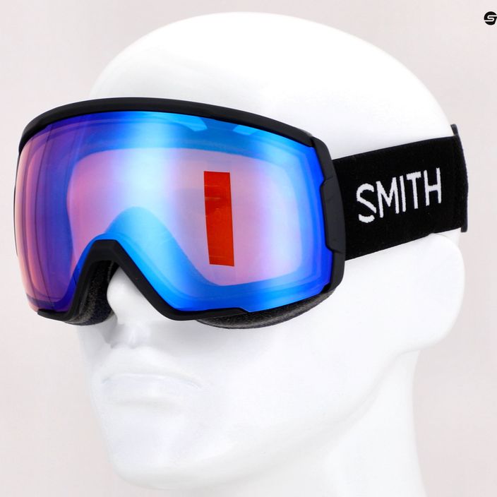 Smith Proxy nero/cromapop fotocromatico rose flash occhiali da sci 9