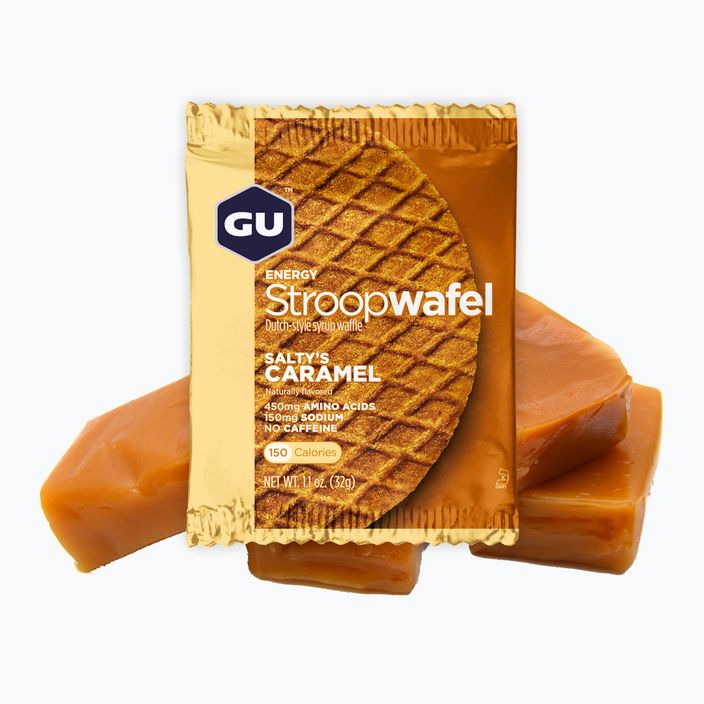 GU Energy Stroopwaffle snack 32 g caramello salato 2