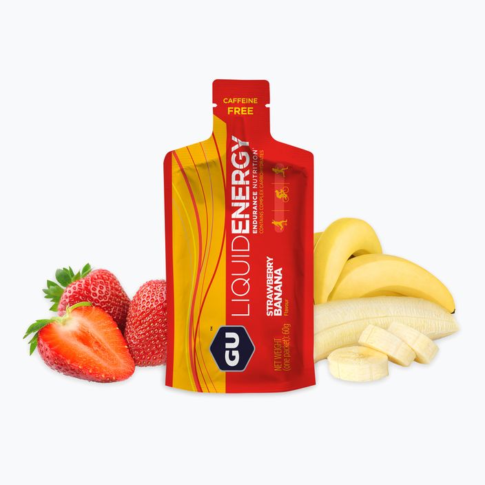 GU Gel energetico liquido 60 g fragola/banana 2