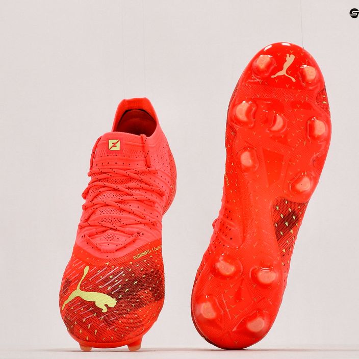 PUMA Future Z 1.4 FG/AG scarpe da calcio uomo fiery coral/fizzy light/puma nero/salmon 12