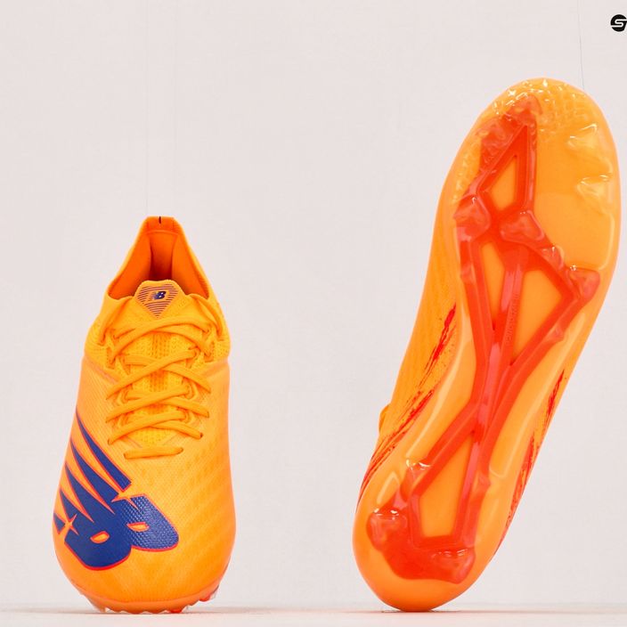 Scarpe da calcio New Balance uomo Furon V6+ Destroy FG impulso/arancione vibrante 10