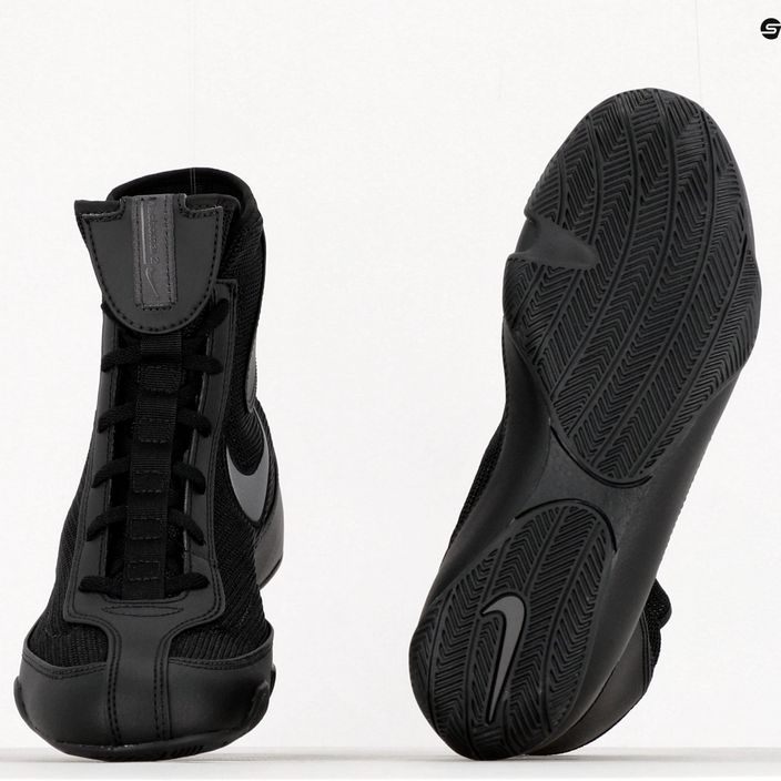 Scarpe da boxe Nike Machomai nero/grigio scuro metallizzato 11