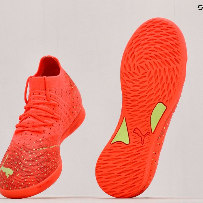 PUMA Future Z 3.4 IT scarpe da calcio per bambini corallo infuocato/luce frizzante/puma nero/salmone 10