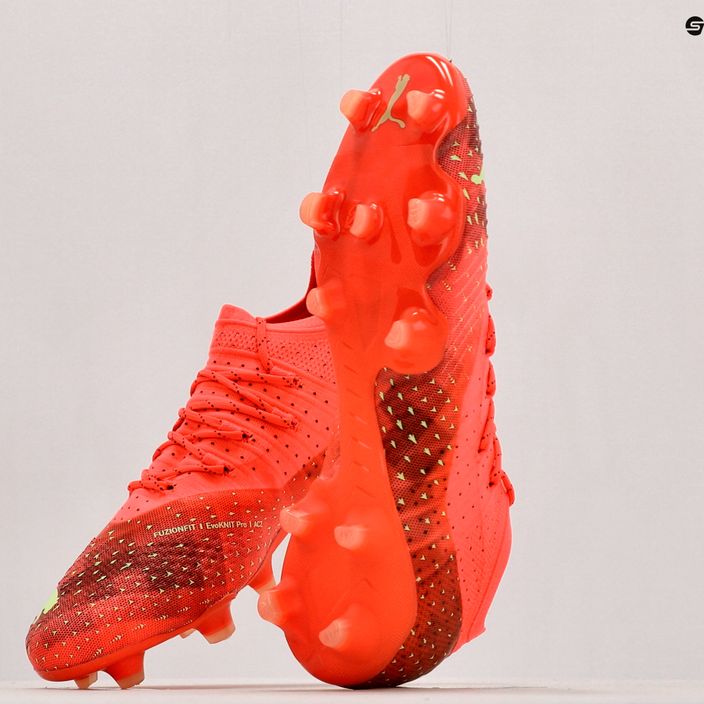 PUMA Future Z 2.4 FG/AG scarpe da calcio uomo fiery coral/fizzy light/puma nero/salmon 10