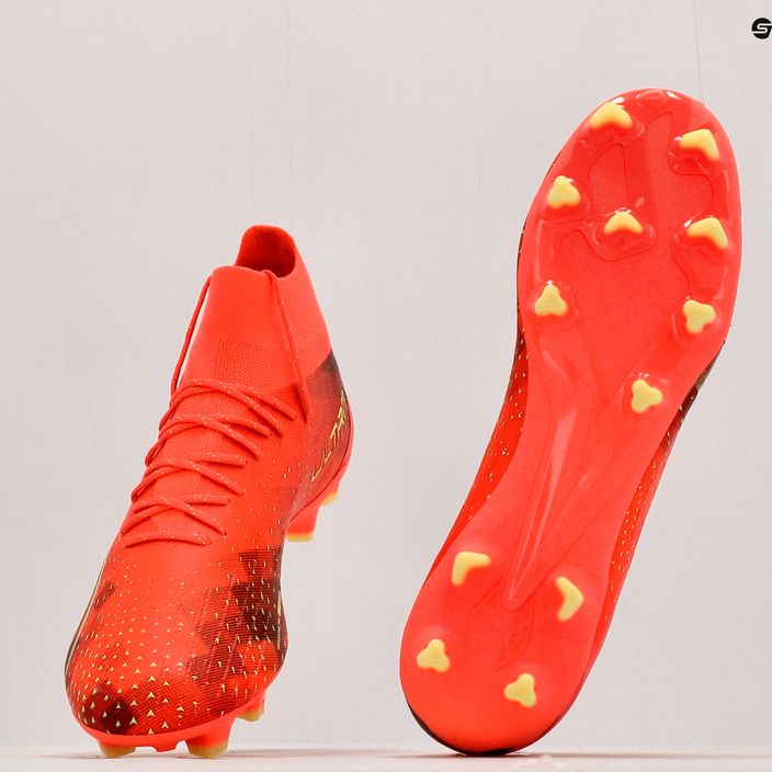 PUMA Ultra Pro FG/AG scarpe da calcio uomo corallo infuocato/luce frizzante/puma nero 10