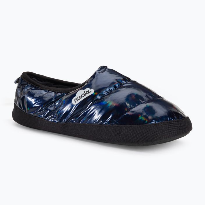 Pantofole invernali Nuvola Classic blu metallizzato