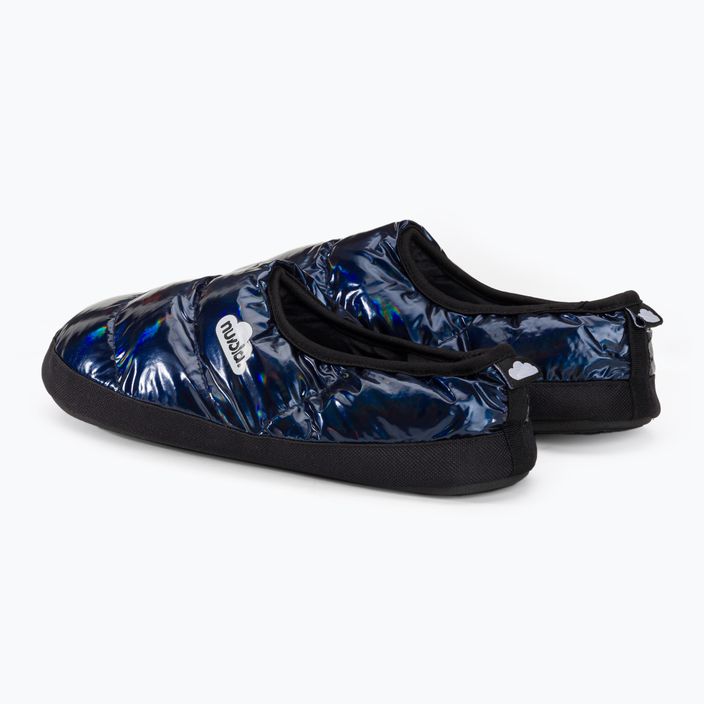 Pantofole invernali Nuvola Classic blu metallizzato 3
