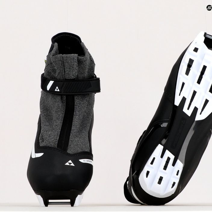 Scarponi da sci di fondo da donna Fischer XC Comfort Pro WS nero/bianco 18