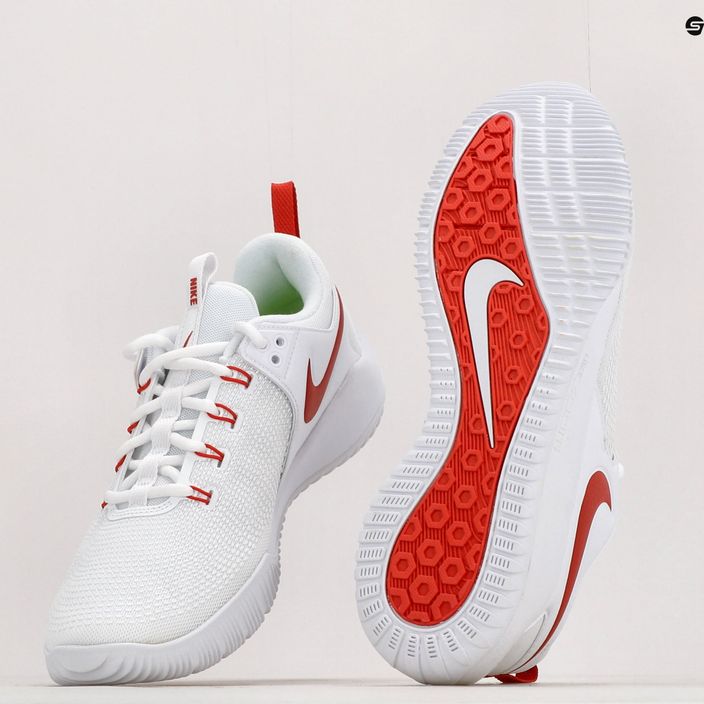 Scarpe da pallavolo uomo Nike Air Zoom Hyperace 2 bianco/rosso 11