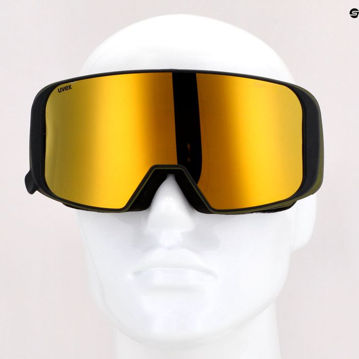 UVEX Saga To croco matt/mirror gold/lasergold lite/clear occhiali da sci 13