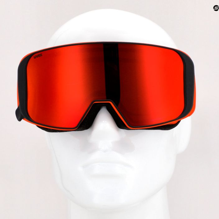 UVEX occhiali da sci Saga To red mat/mirror red/lasergold lite/clear 13