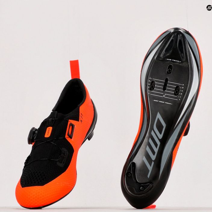 DMT KT1 scarpe da strada da uomo arancio/nero 17
