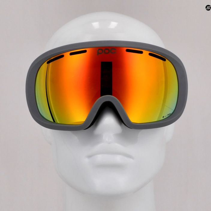 Occhiali da sci POC Fovea Mid Clarity grigio pegasi/arancione pegasi 6