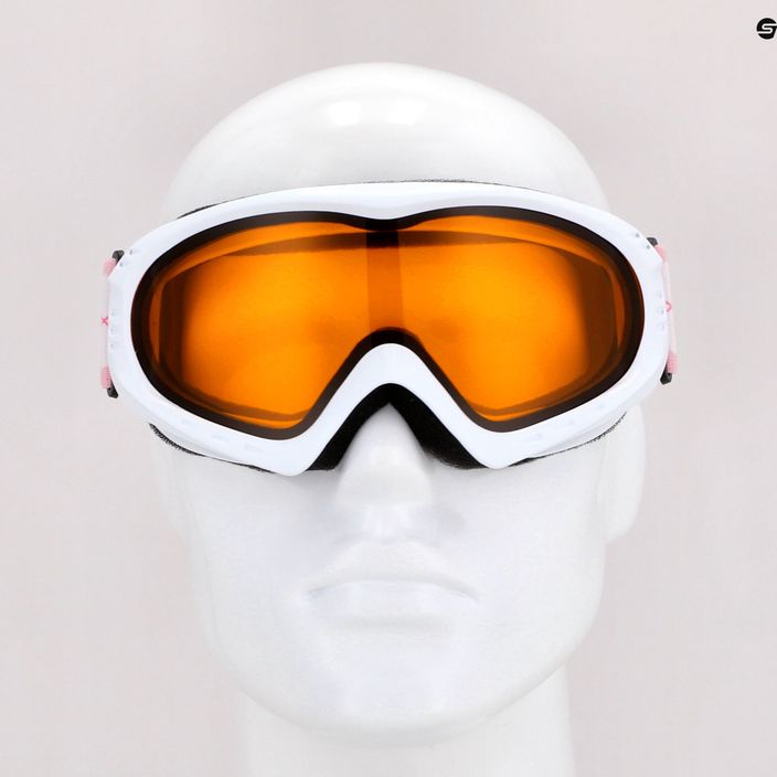 UVEX occhiali da sci Cevron white pink/lasergold lite clear 7