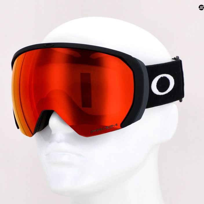 Oakley Flight Path L nero opaco/prizm snow torch iridium occhiali da sci 5