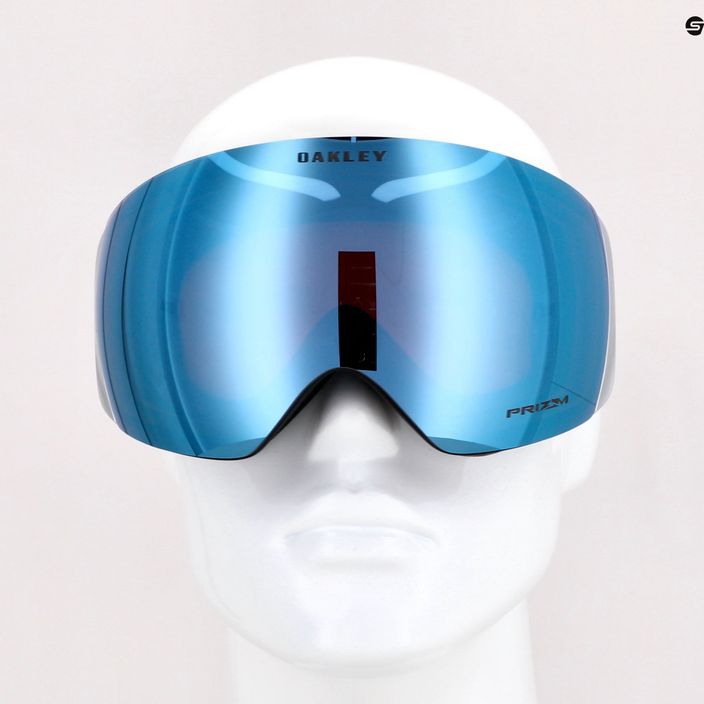 Oakley Flight Deck L nero opaco/prizm snow sapphire iridium occhiali da sci 5