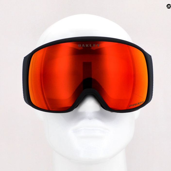 Oakley Flight Tracker L nero opaco/prizm snow torch iridium occhiali da sci 5
