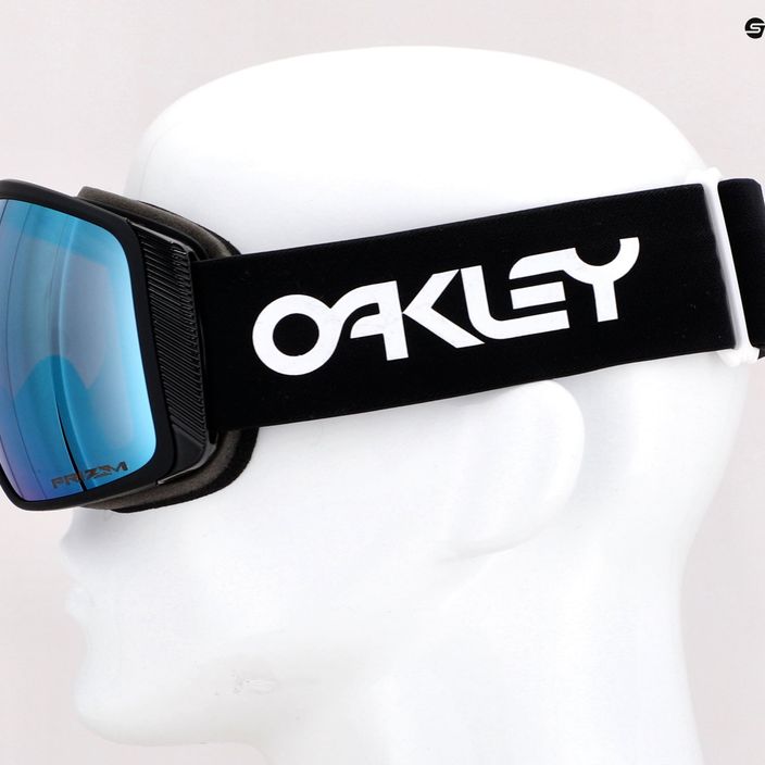 Oakley Flight Tracker L pilota di fabbrica nero/prizm snow sapphire iridium occhiali da sci 5