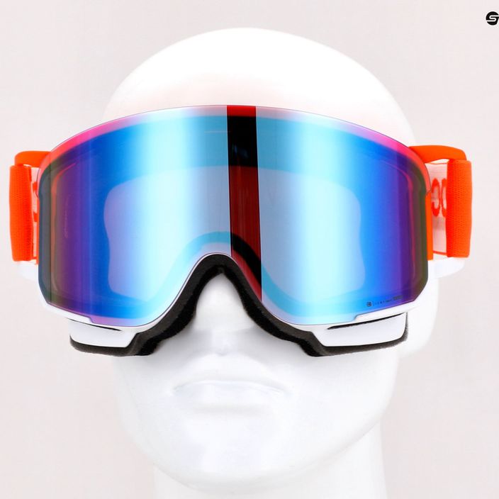 Occhiali da sci POC Nexal Clarity Comp arancione fluorescente/bianco idrogeno/blu spectris 13