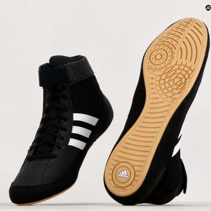 Uomo adidas Havoc combattere le scarpe sportive nero AQ3325 12