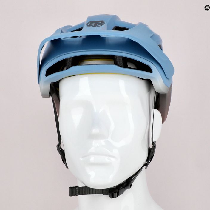 Fox Racing Speedframe casco bici Vinish blu polvere 10