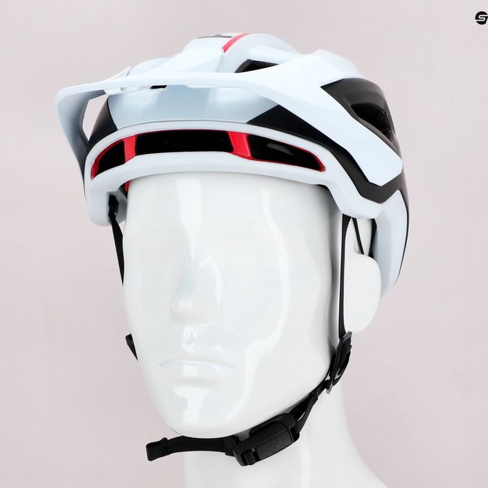 Fox Racing Speedframe Pro Blocked casco da bici bianco/nero 16
