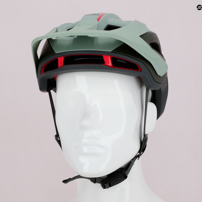 Fox Racing Speedframe Pro Blocked casco da bici in eucalipto 16