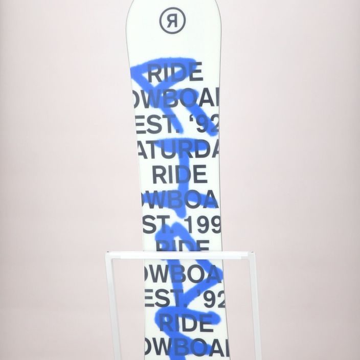 Snowboard donna RIDE Saturday bianco/blu 12