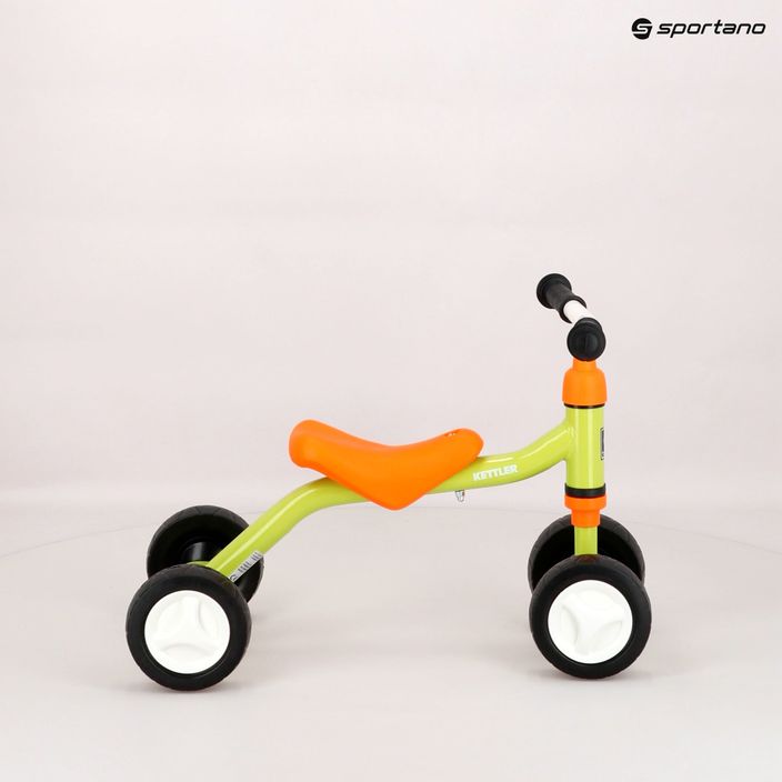 KETTLER Sliddy verde/arancio/bianco bicicletta da fondo a quattro ruote 13