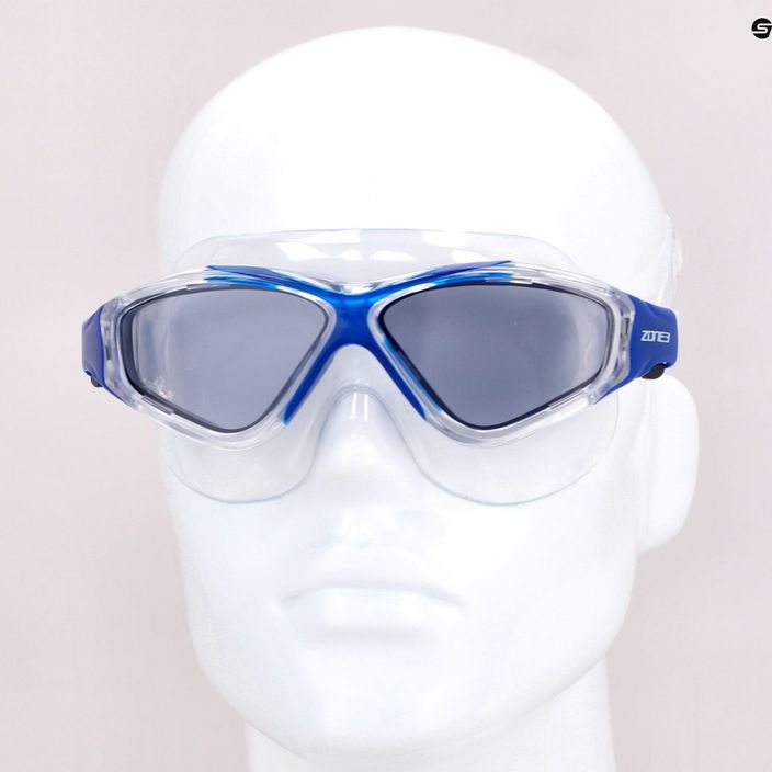 Maschera da nuoto ZONE3 Vision Max blu/chiaro 10
